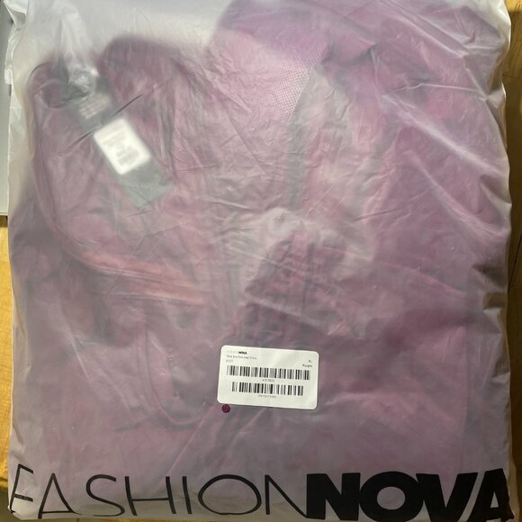 Fashion Nova Wine And Dine Maxi Dress - Purple XL - Picture 4 of 4